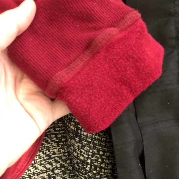 Maroon Pullover High-Low Thermal Scoop Neck Sweater- Ricki’s​ - Picture 5 of 5